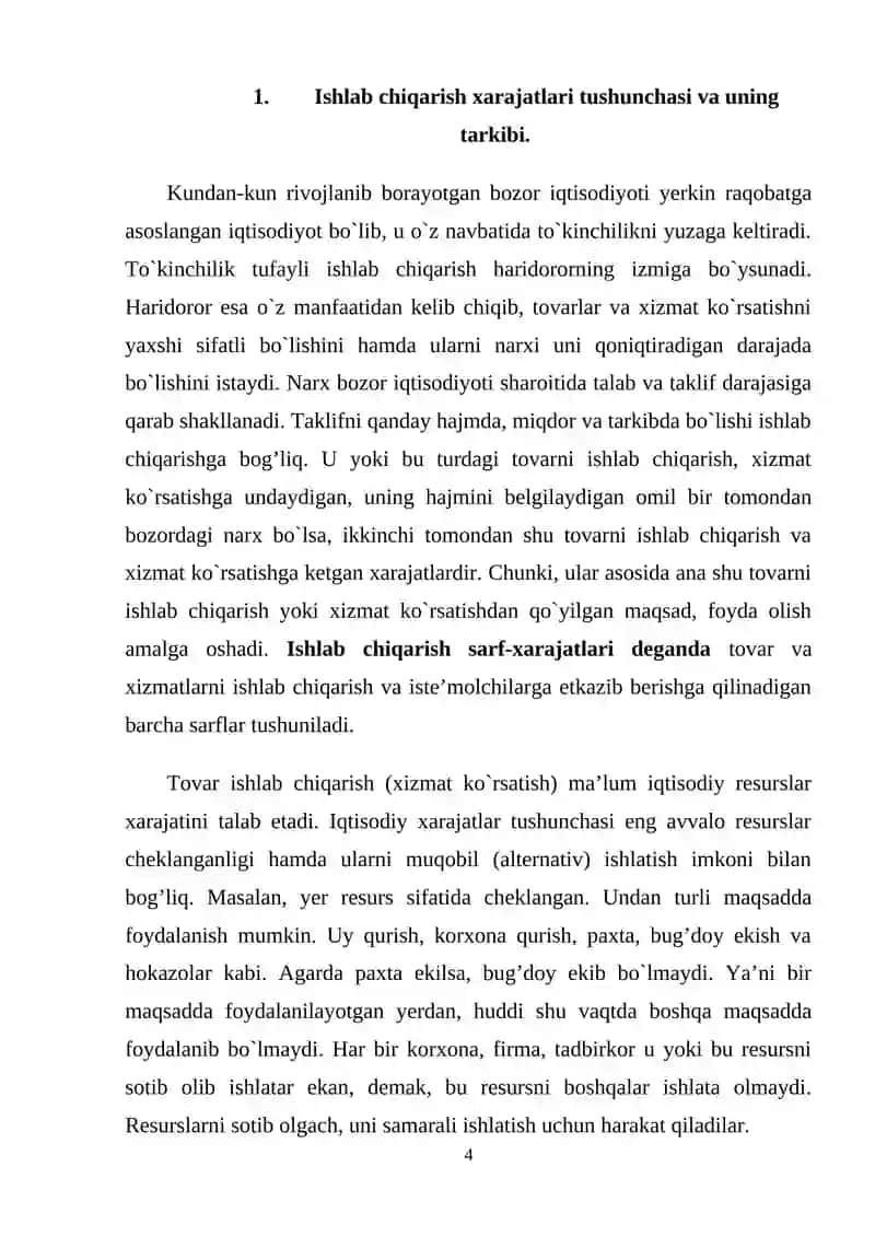 KORXONA XARAJATLARI VA FOYDASI 4