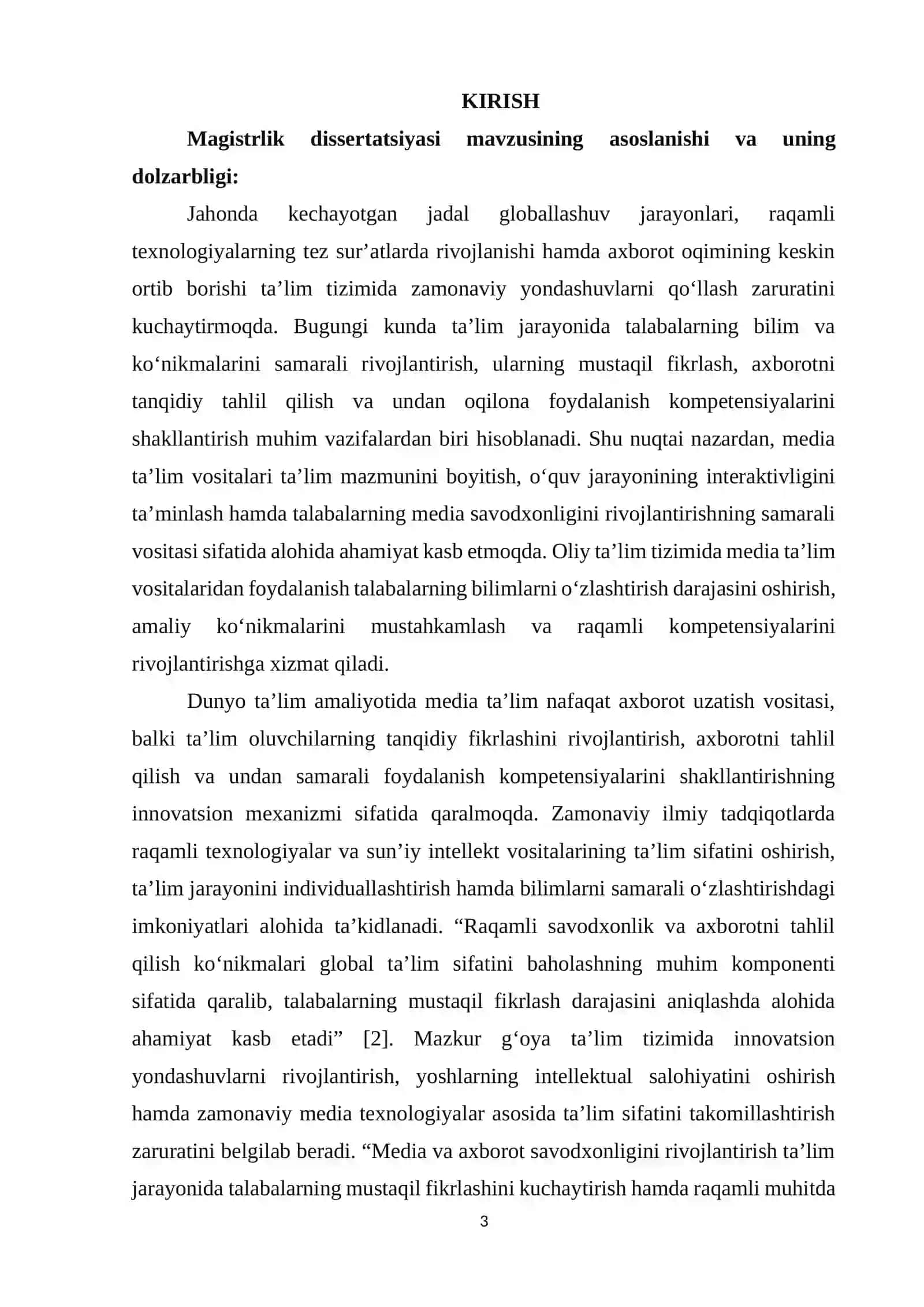 TALABALARNING BILIM VA KO’NIKMALARINI OSHIRISHDA MEDIA TA’LIM VOSITASIDAN FOYDALANISH 4
