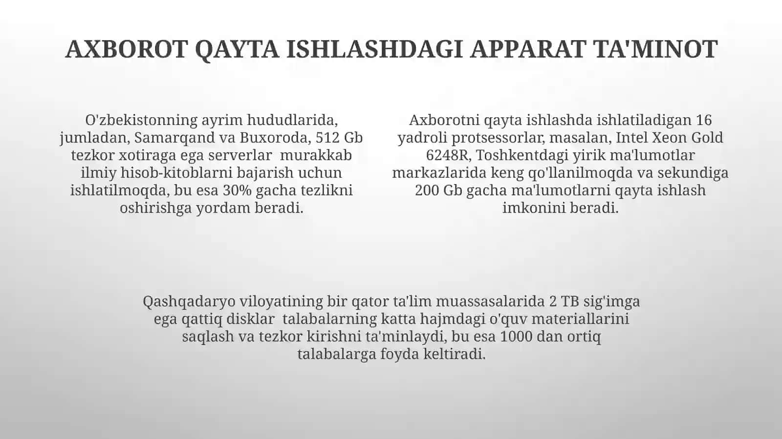 Axborotlarni qayta ishlash texnologiyasi 4