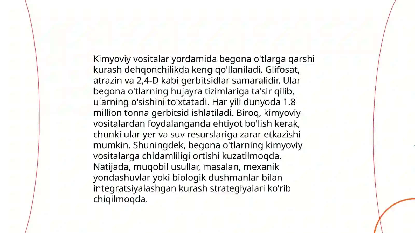 Avtomobil yo'llarida begona o'tlarga qarshi kurash texnologiyalari 4