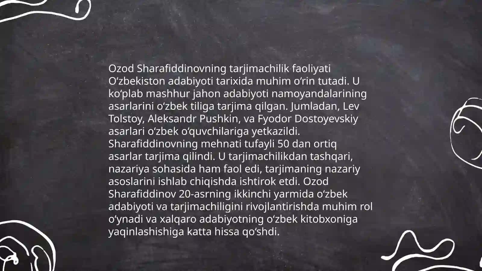 Ozod Sharafiddinov asarlari haqida 4