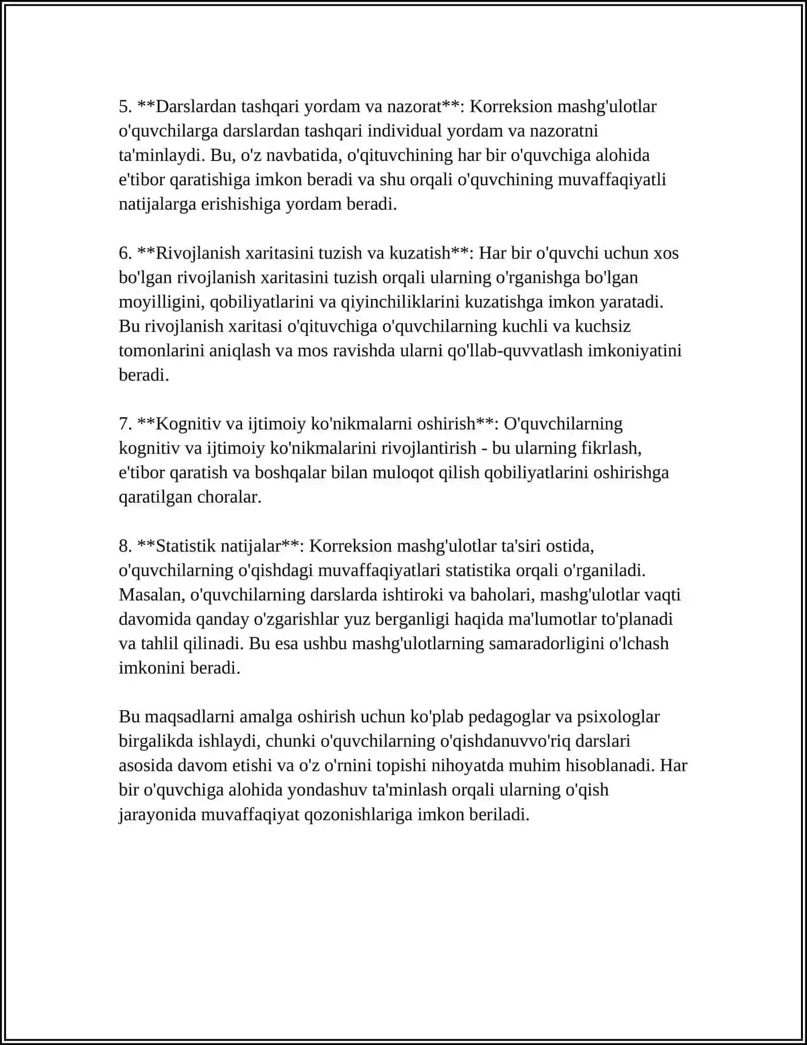 KORREKSION MASHGʻULOTLARINI OʻTKAZISHNING MAQSADI VA METODIKASI 4