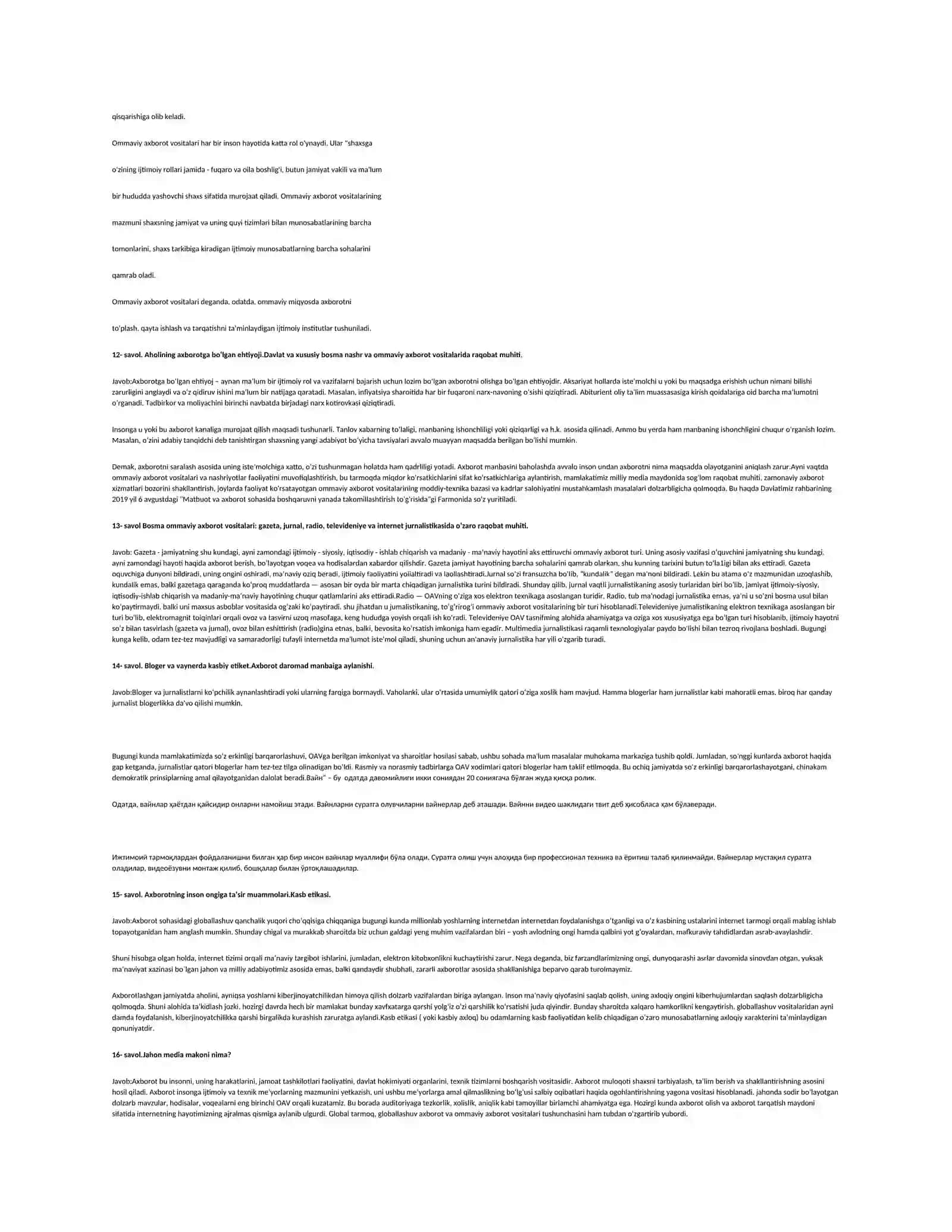 Mediasavodxonlik va axborot madaniyati tushunchasining tarixiy rivojlanish bosqichlari 4