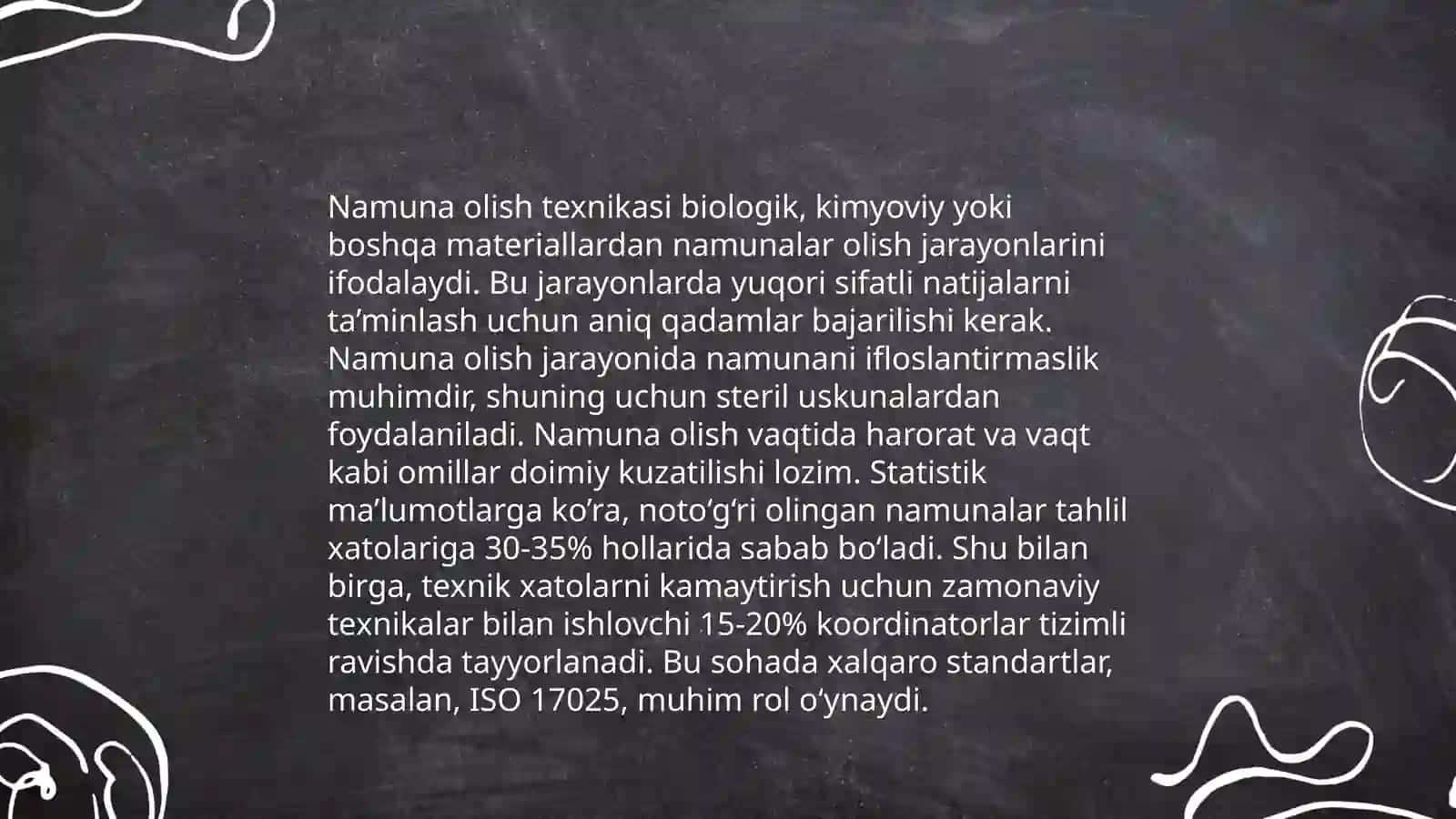 Na'muna olish vositalari.Nuqtaviy namuna 4