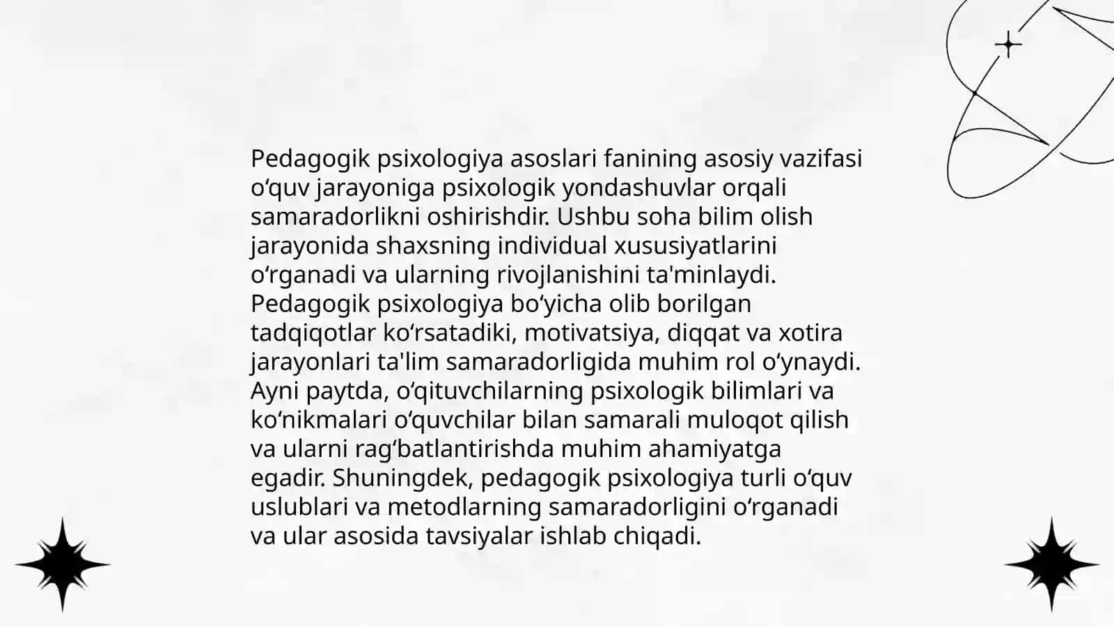 Pedagogik faoliyatning psixologik asoslari.pedagogik qobiliyatlar Elova Inobat 4
