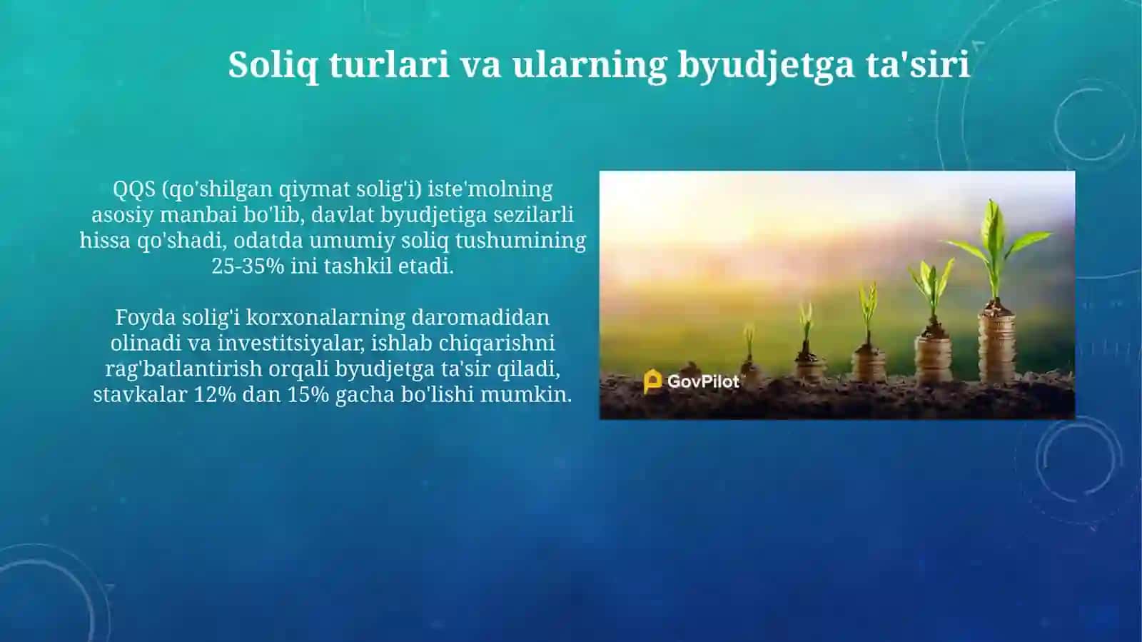 Soliqlarning mohiyati va ahamiyati 4