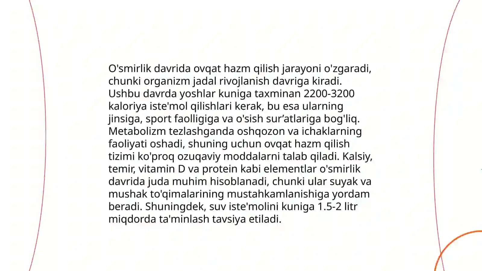 Ovqat hazm qilish organlarining yoshga xos xususiyatlari 4