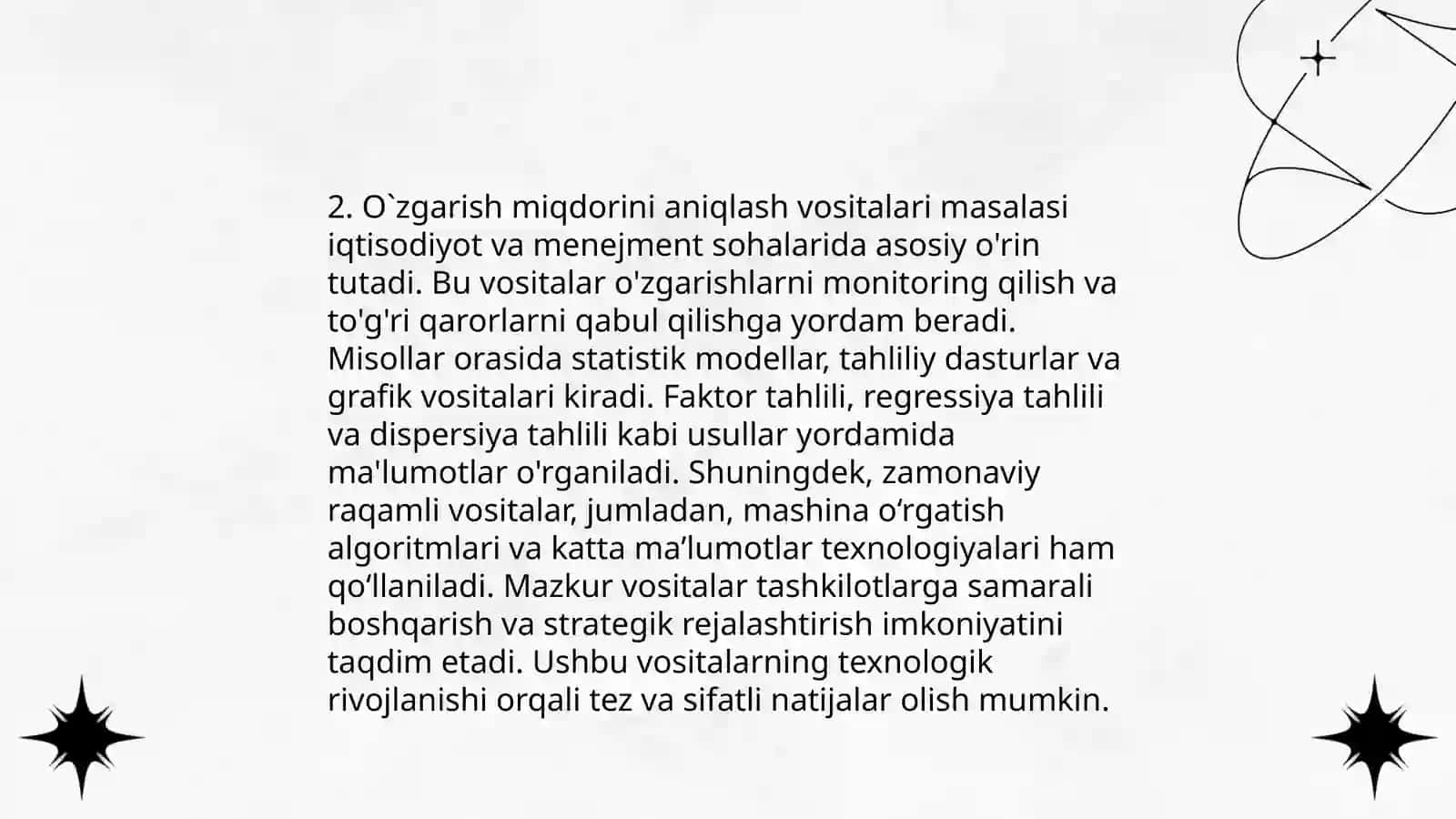 Ishlab chiqarishda changni tortish usuli bilan aniqlash 4