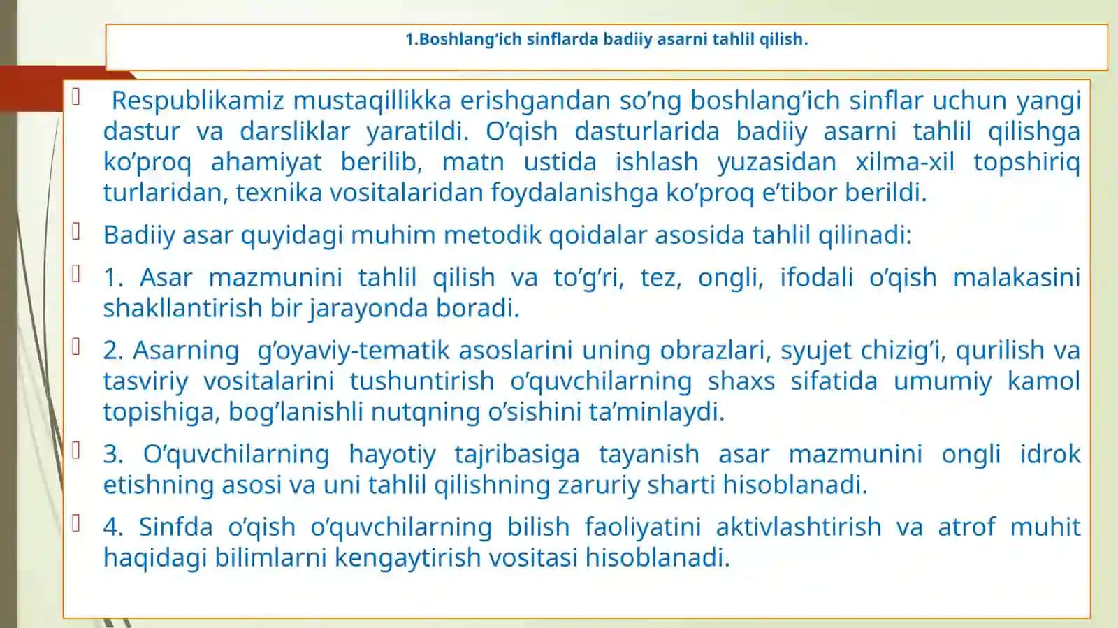 Kichik yoshdagi o‘quvchilarning badiiy idrok etishdagi psixologik xususiyatlari 4
