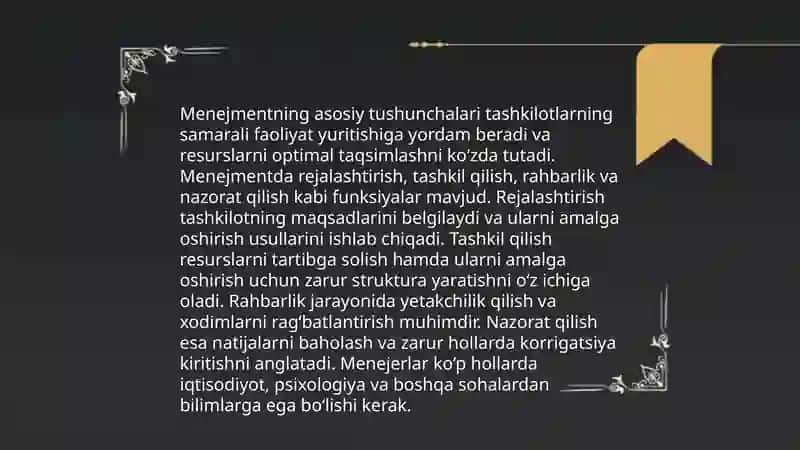 Menejment fanining mazmuni va mohiyati 4