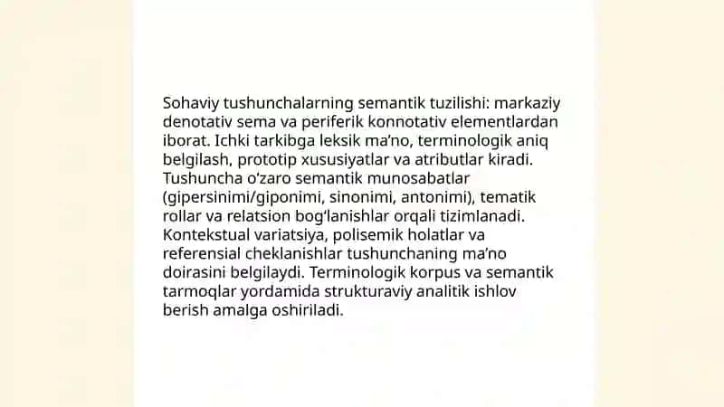 Sohaviy tushunchalar mazmuni 4