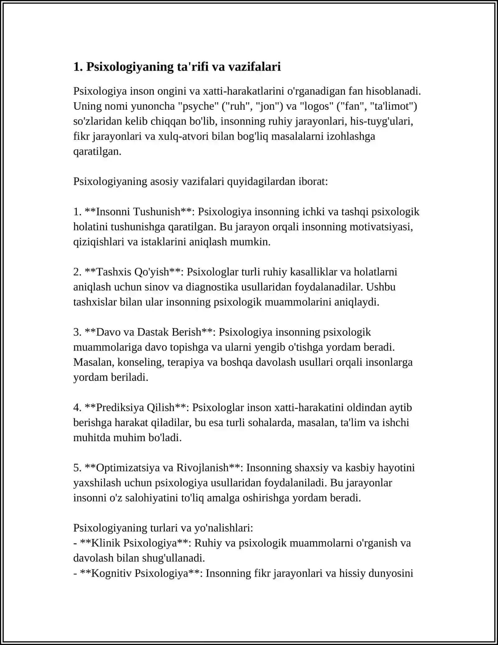 UMUMIY PSIXOLOGIYA NAZARIYASI VA AMALIYOT FANI 4