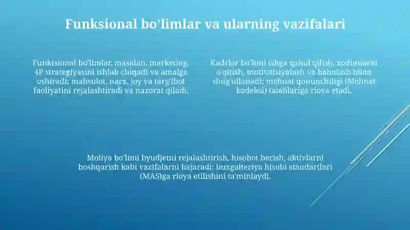 Menejmenda funksional tashkiliy tizim 4