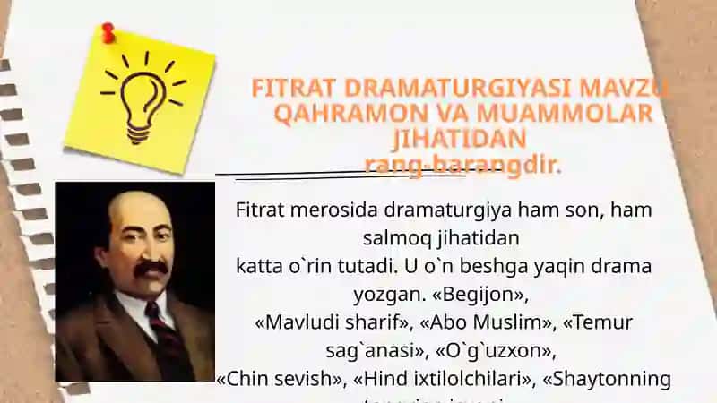 XX-XXI asrlar dramasiga doir ilmiy asarlar ustida ishlash 4