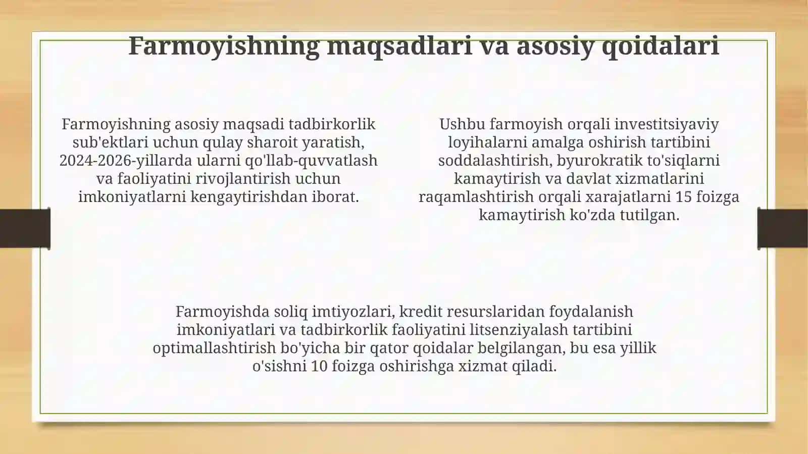 Farmoyishning 48 60 sonli qarori haqida 4