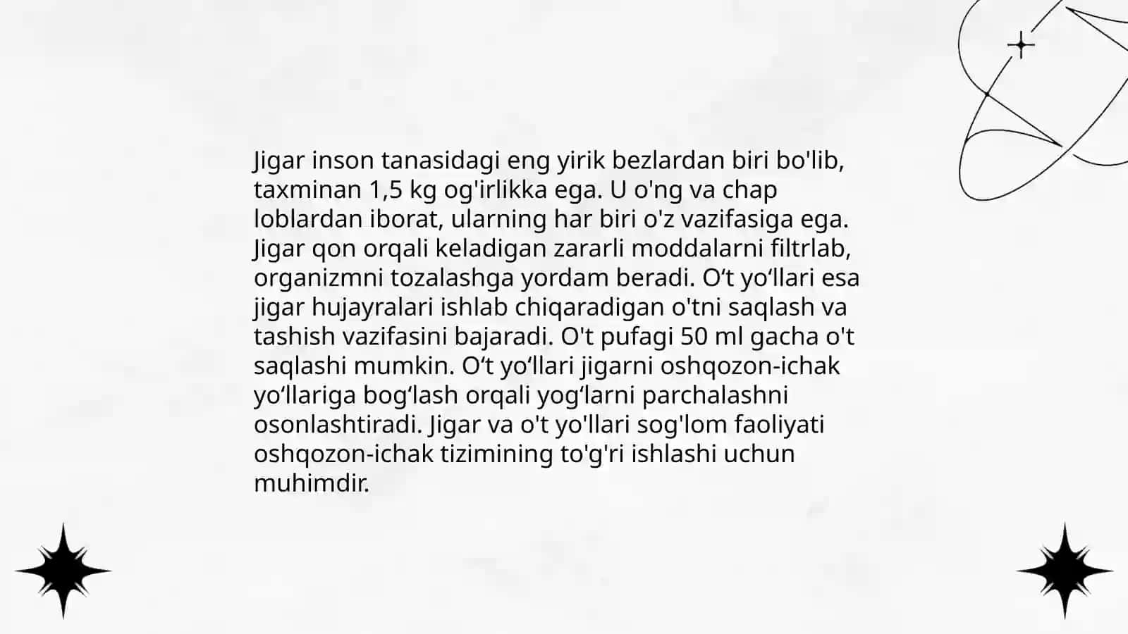 Boʻqoq kasalligi Jigar va oʻt yoʻllarini teksgirish usullari 4
