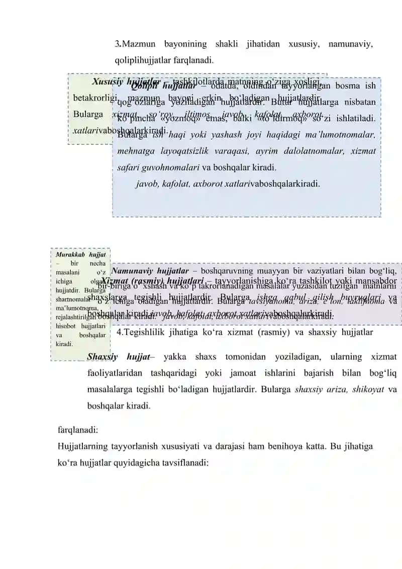 Hujjatchilik tarixi 4