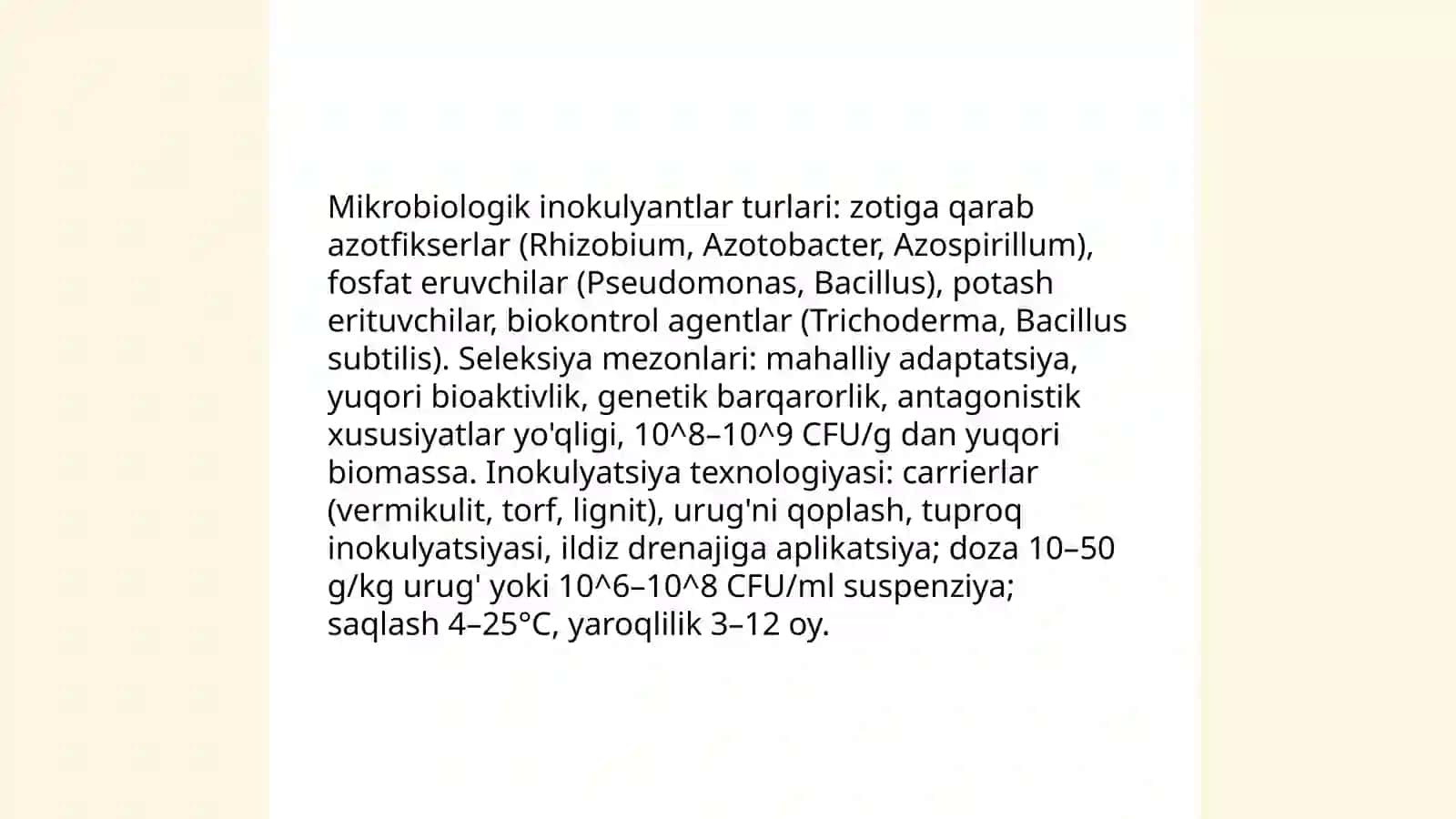 Qayta tiklanuvchi manbalardan biologik oʻgʻitlar tayyorlash texnologiyasi 4