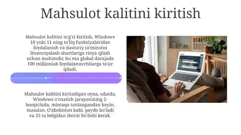 Windows OS o'rnatish va konfiguratsiyasi 4