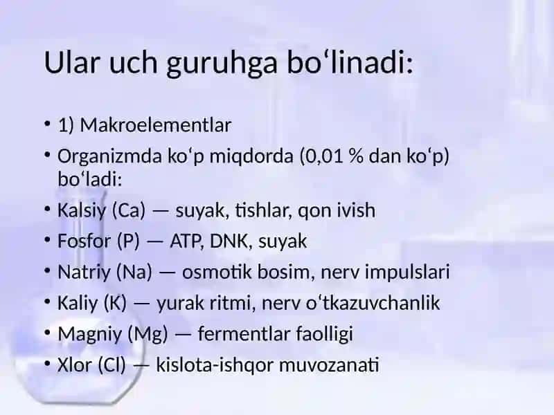 Biogen elementlar konsentratsiyasi ozgarishi bilan bog‘liq bolgan endemik va kasb kasalliklari 4
