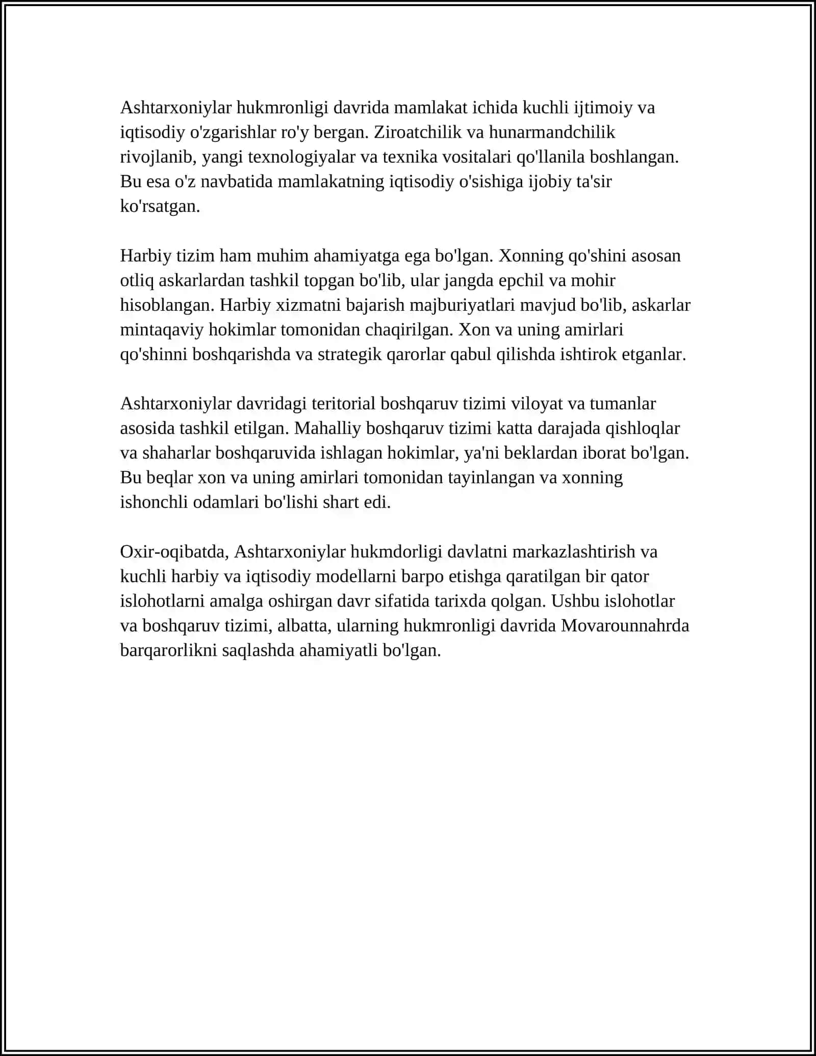 ASHTARXONIY HUKMDORLAR FAOLIYATI 4