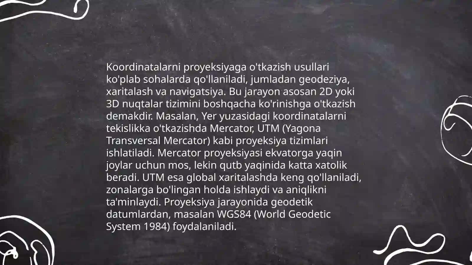 Kartografik proyeksiyalar 4