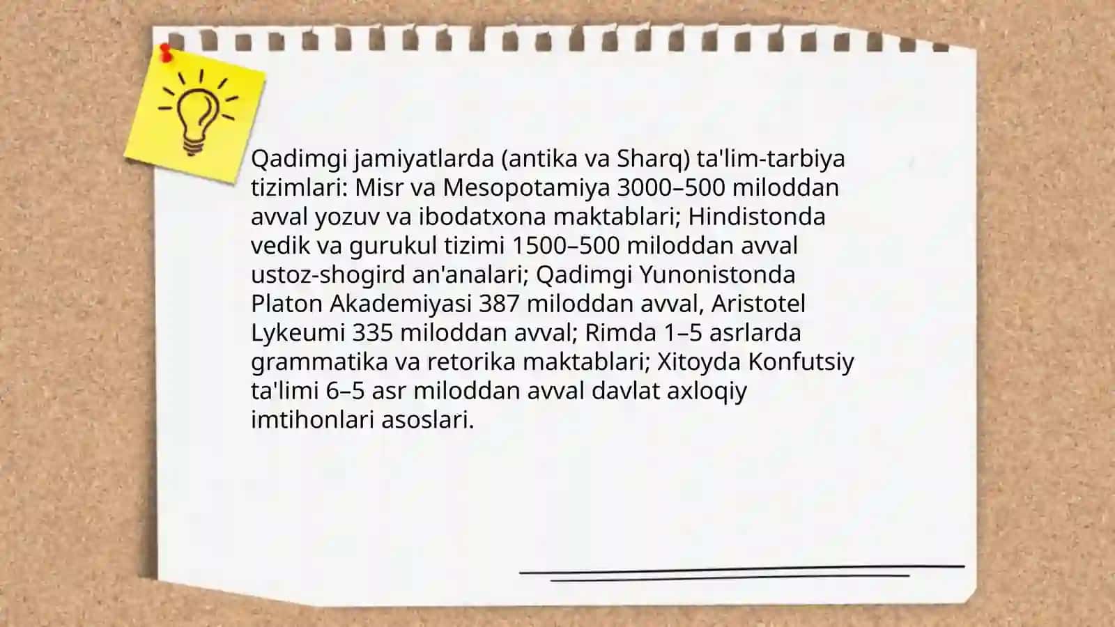 Ijtimoiy-iqtisodiy formatsiyalar va ta'lim-tarbiya tizimi 4