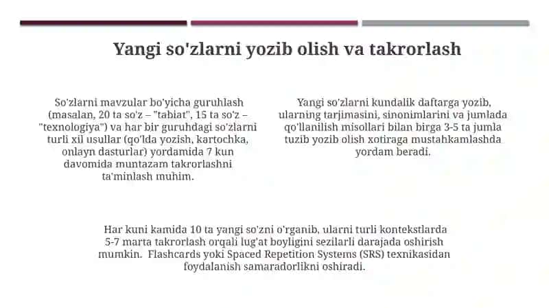 Soʻzlarning boyib borishi manbalari 4