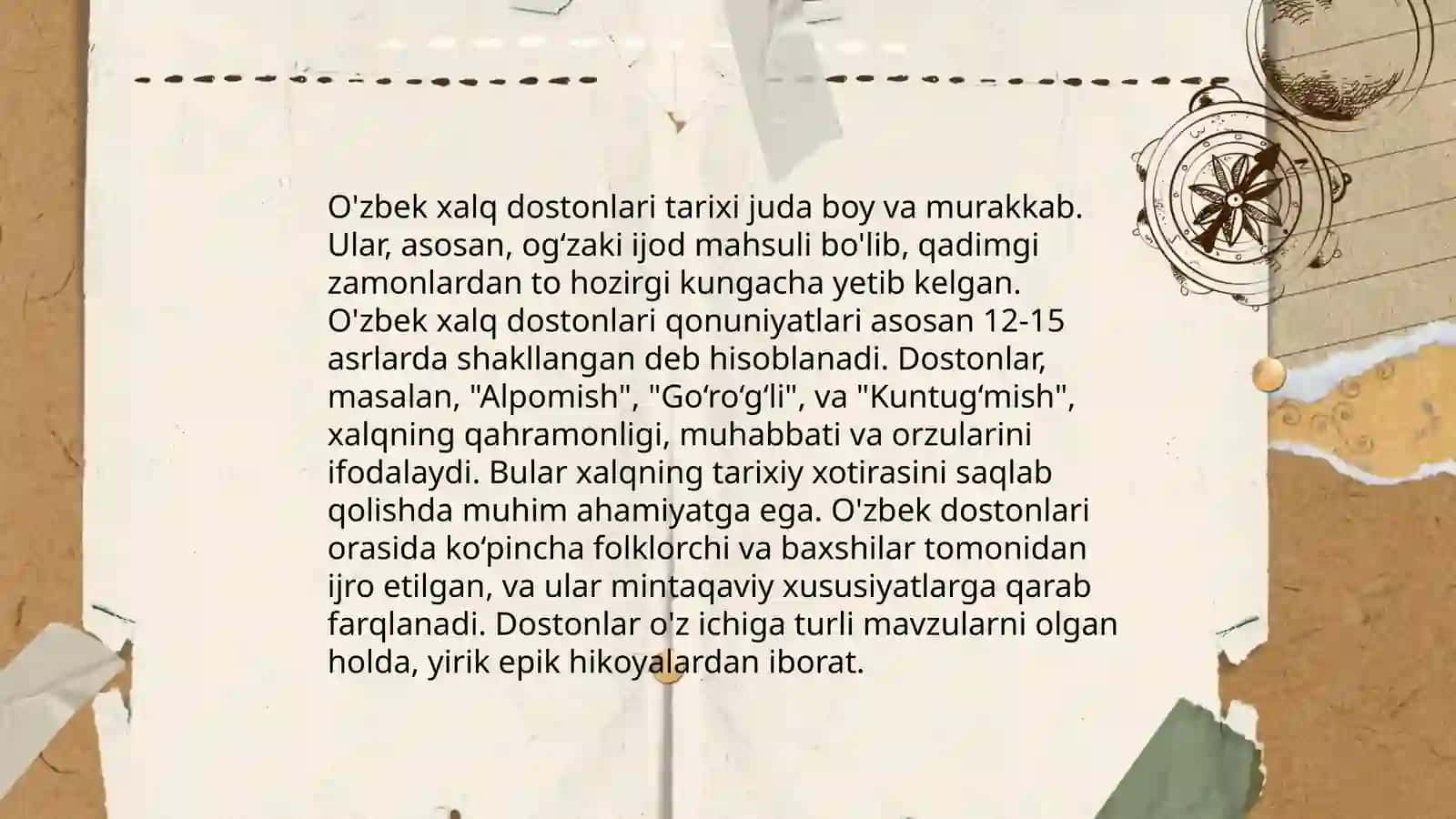Dostonchilik maktablari,dostonlar tahlili 4