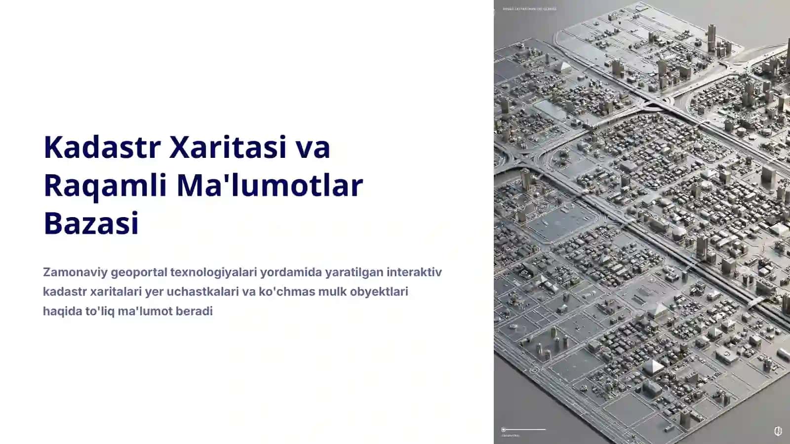 Davlat Kadastrlarini Yaratish va Yuritish 4