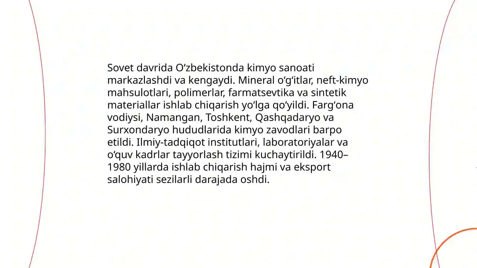 Oʻzbekistonda kimyo fani va sanoatning rivojlanishi 4