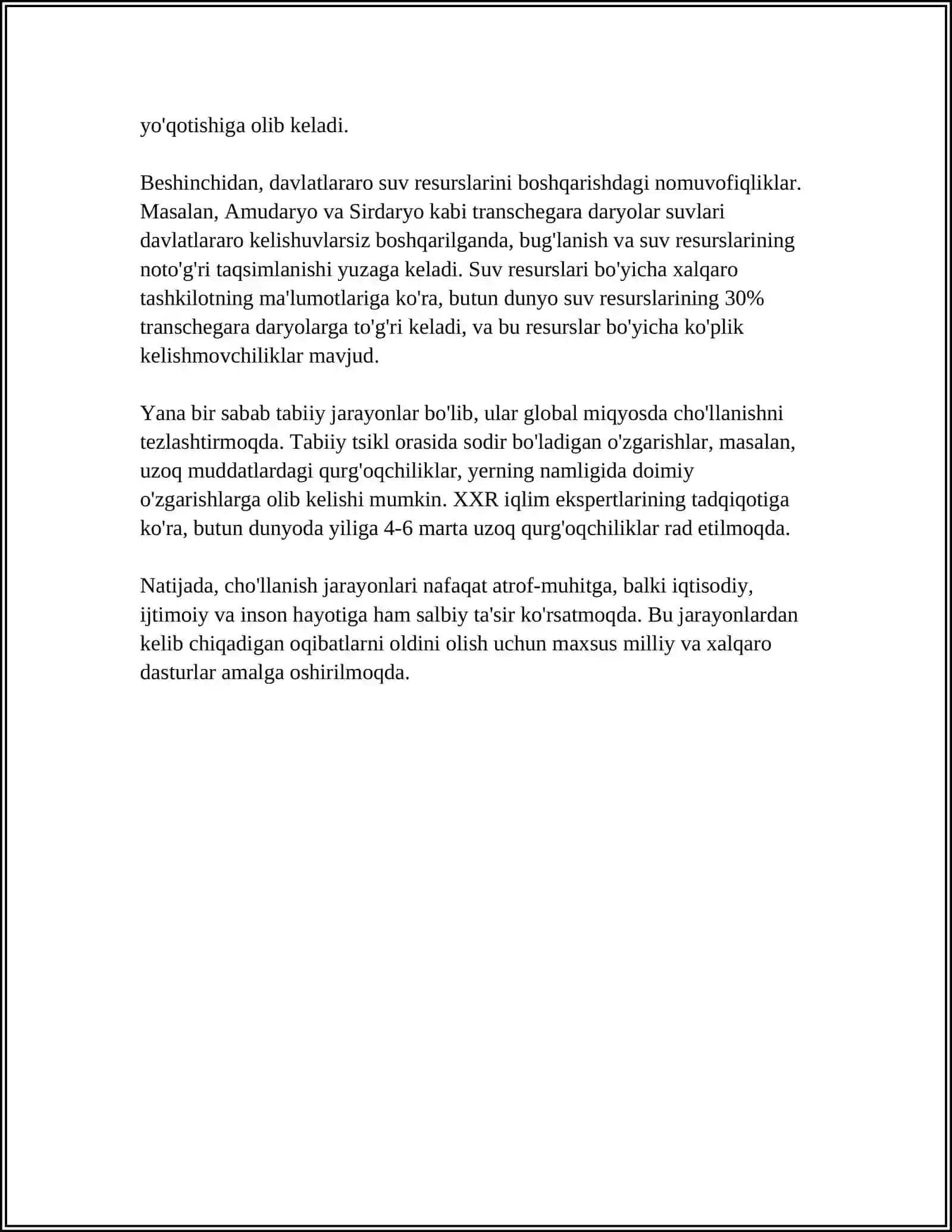 CHO'LLANISH JARAYONLARI VA TUPROQ DEGRADATSIYASI 4