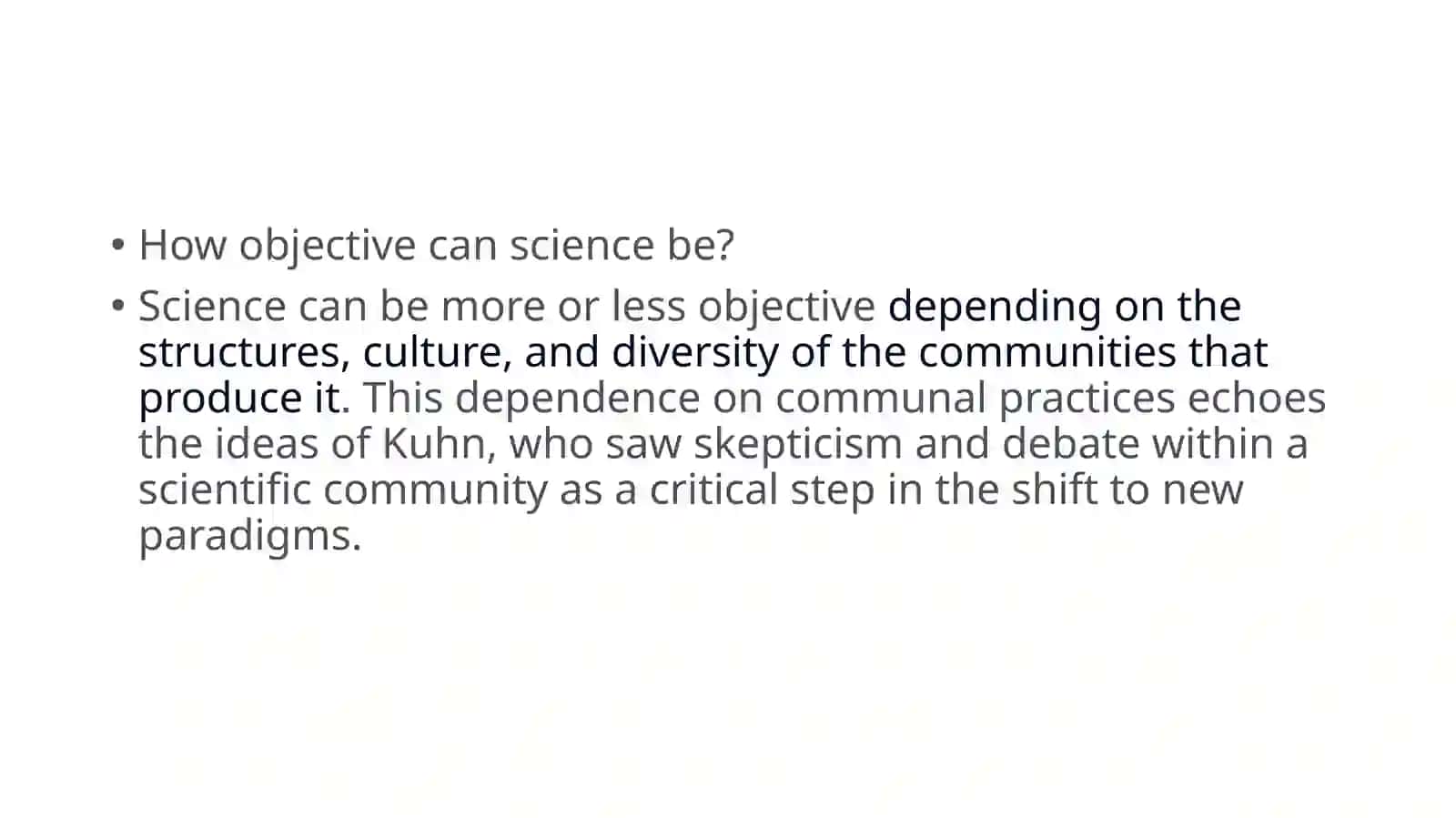 The object and tasks of science 4
