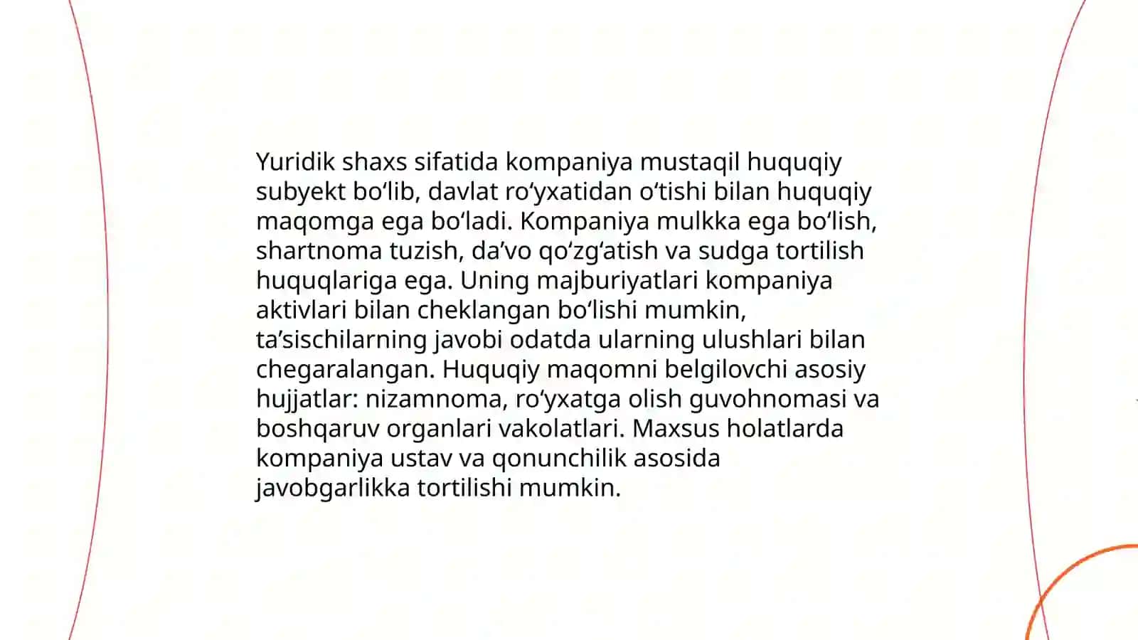 Korporativ huquqning subyektlari va obyektlari 4