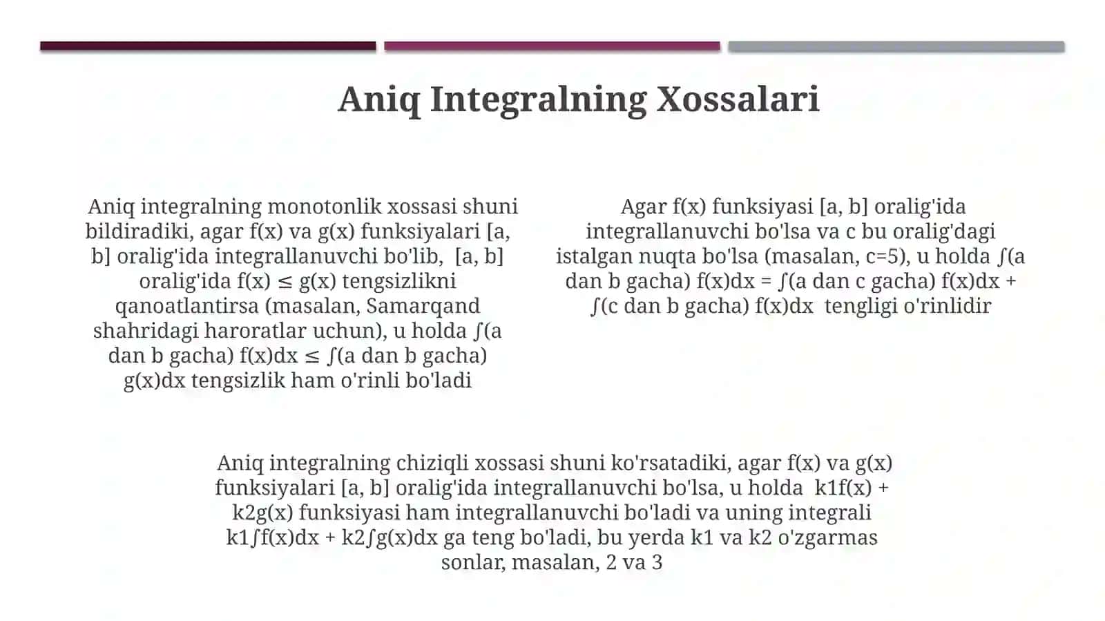 Aniq Integralning Ta'rifi 4