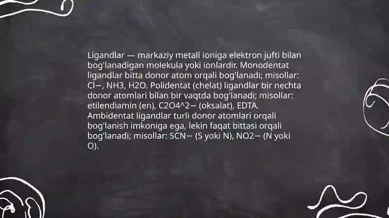 Kompleks birikmalar 4