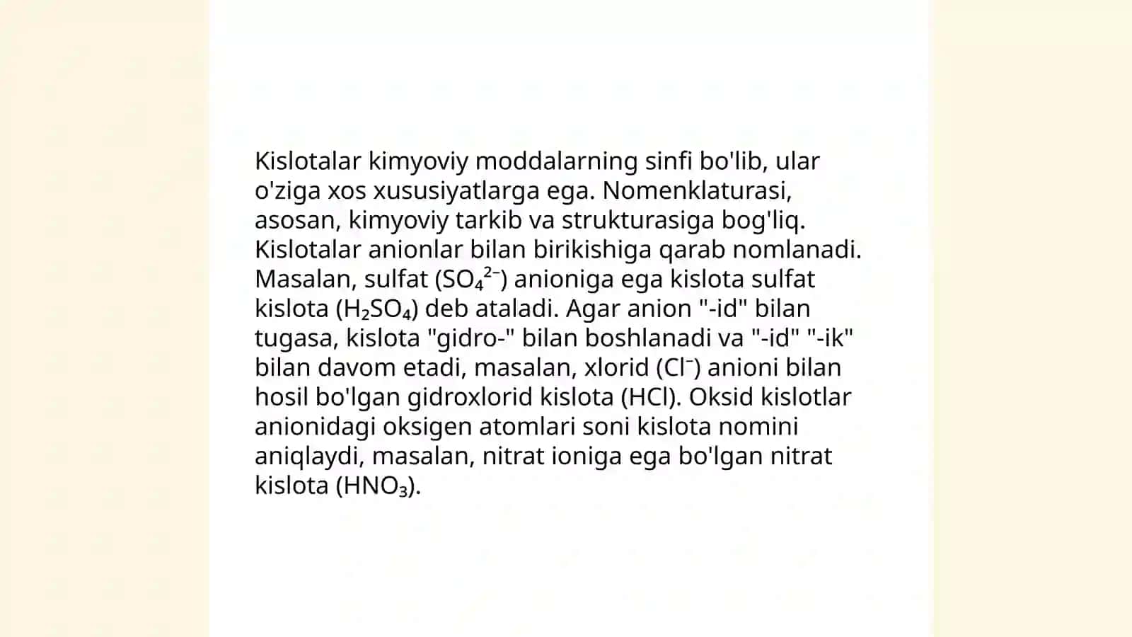 Kislotaning turlari,nomenklaturasi va strukturalarini ifodalash 4