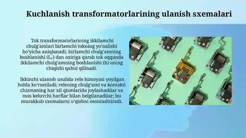 Kuchlanish transformatorlari ishlash prinsipi, aniqlik sinfi va ularning ulanish sxemalari 4