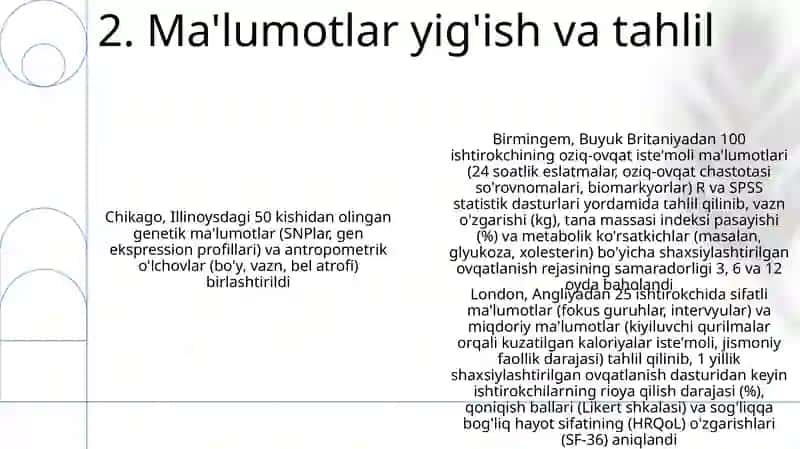 Shaxsiylashtirilgan ovqatlanish ta'rifi 4