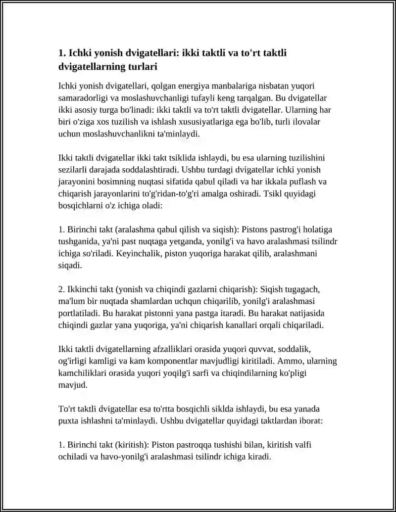 DVIGATELLARNING TURLARI VA ULARNING TUZILISHI 4