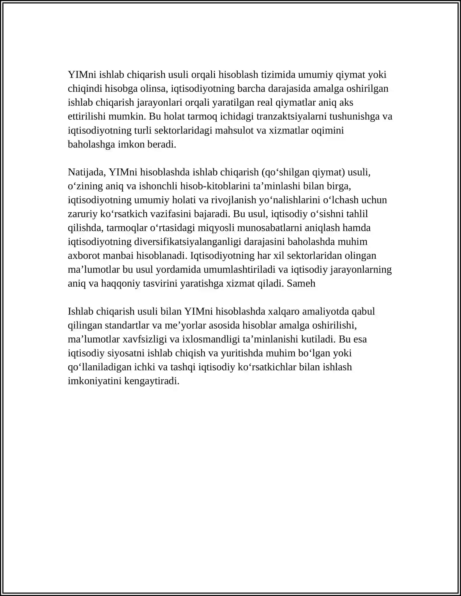 YALPI ICHKI MAHSULOTNI HISOBLASH USULLARI 4