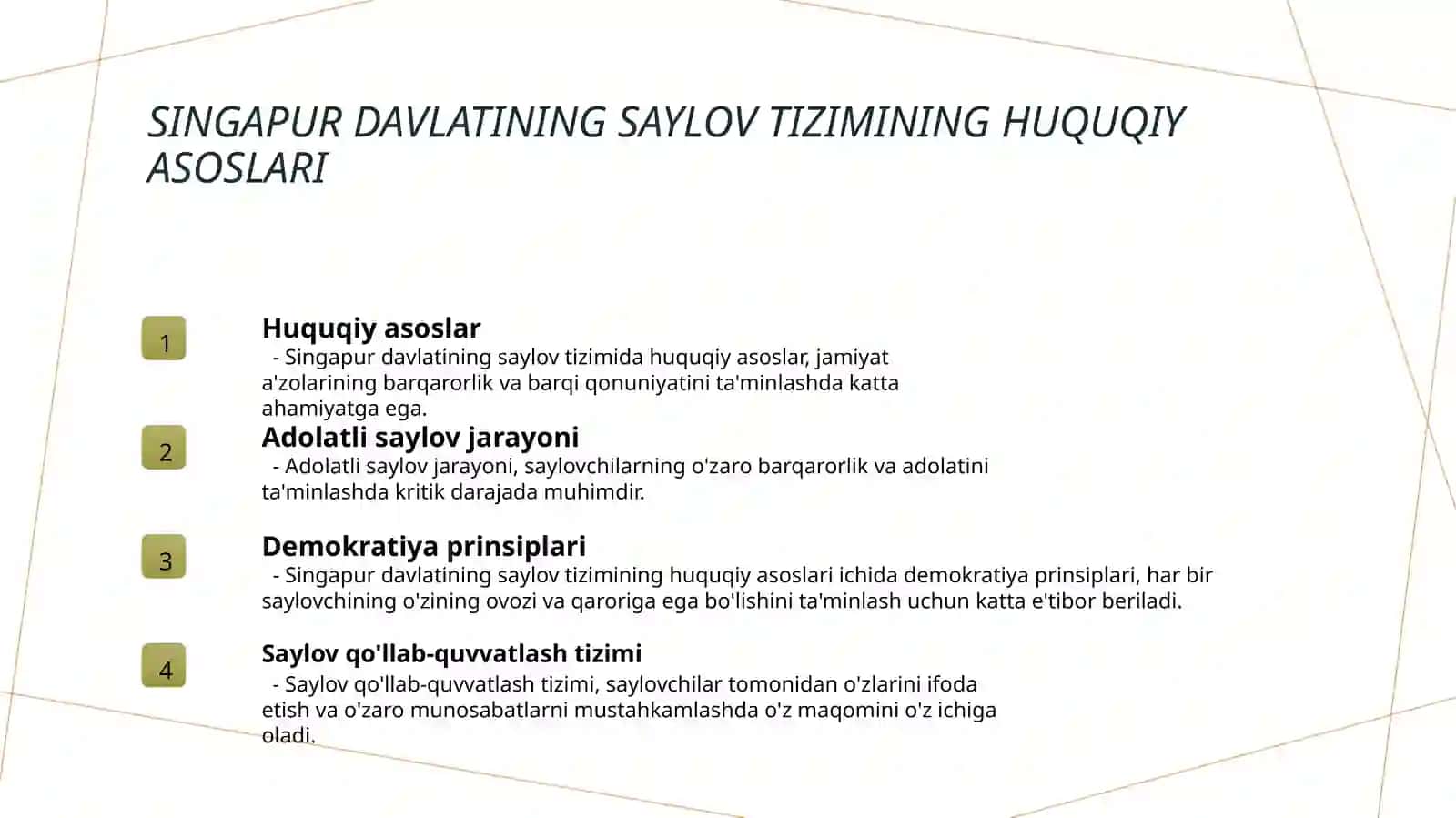 Singapur davlatining saylov tizimi 4