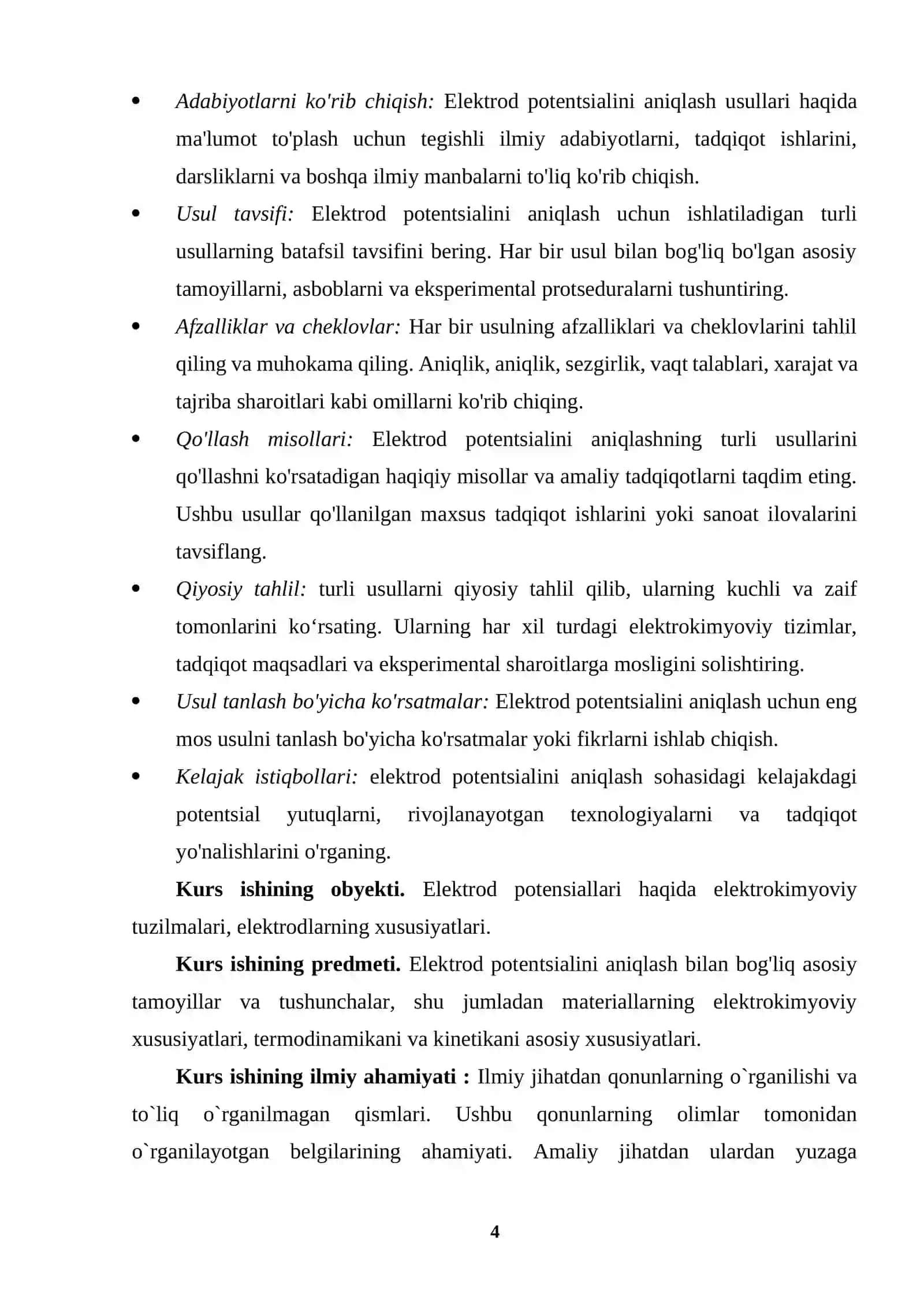 Elektrodlar potensialini aniqlash usullari 4