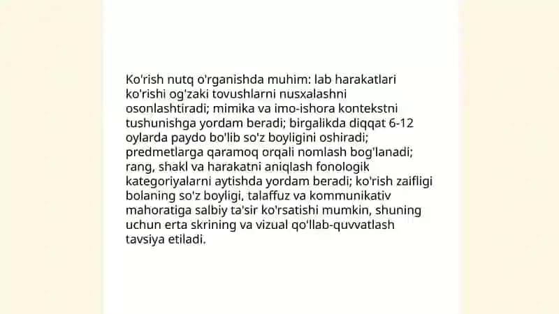 Eshitish va ko'rishning o'rni 4