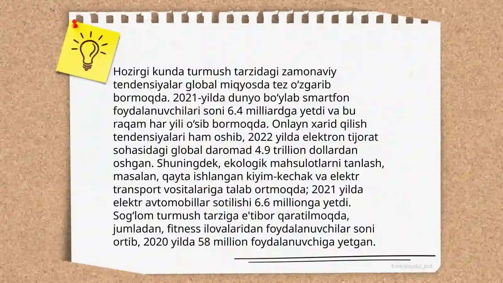 Iste'molchi qadriyatlari, turmush tarzi va resurslari 4