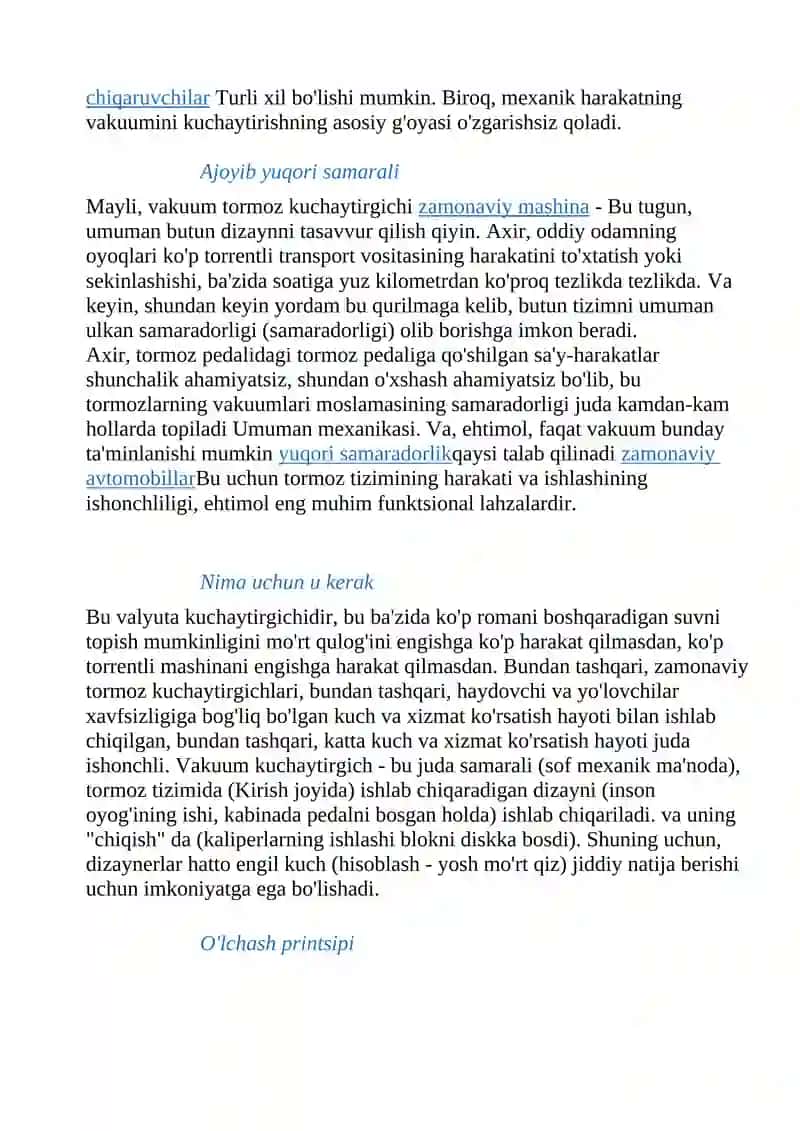 Vakuumli vakuumli tormoz kuchaytirgich klapan 4