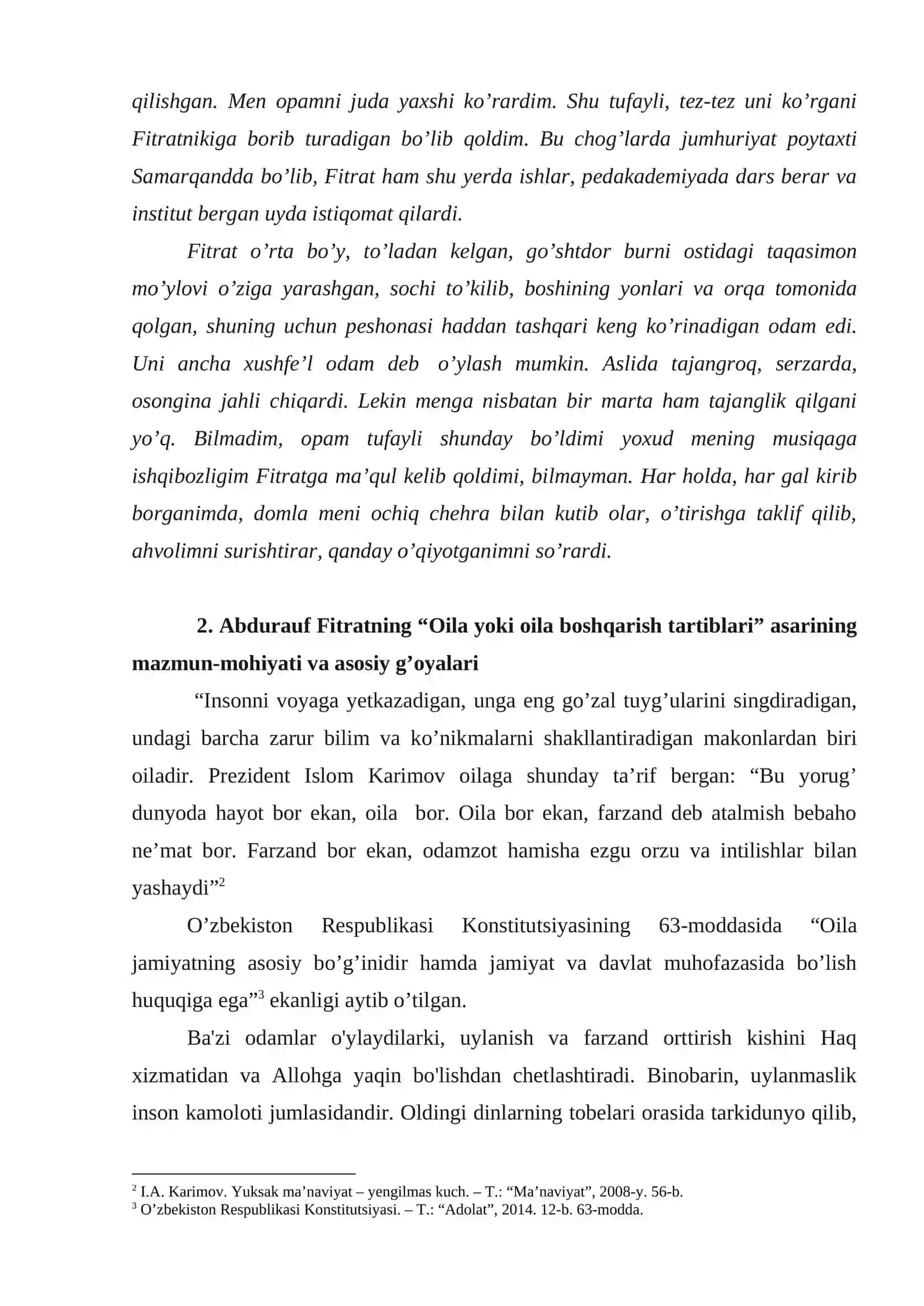 Abdurauf Fitratning "Oila asari"dagi oila qurish tartiblari va farzand tarbiyasiga oid gʻoyalar 4