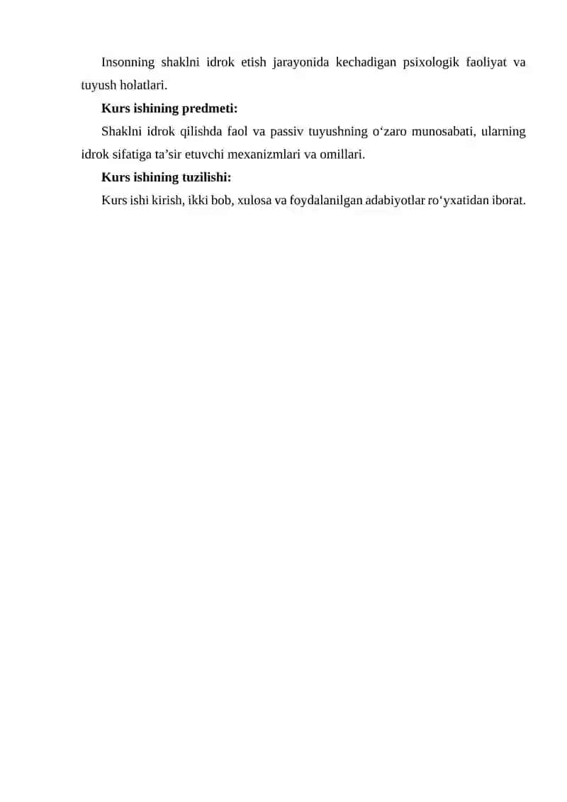 Shaklni idrok qilishda faol va passiv tuyushning rőli 4