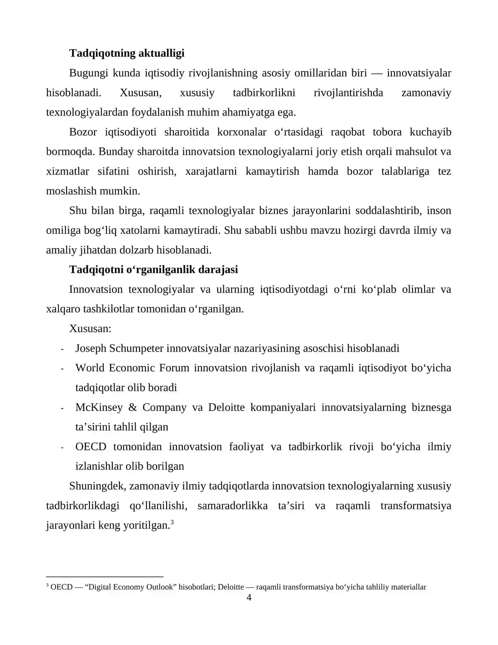 XUSUSIY TADBIRKORLIKDA INNOVATSION TEXNOLOGIYALARDAN FOYDALANISH 4