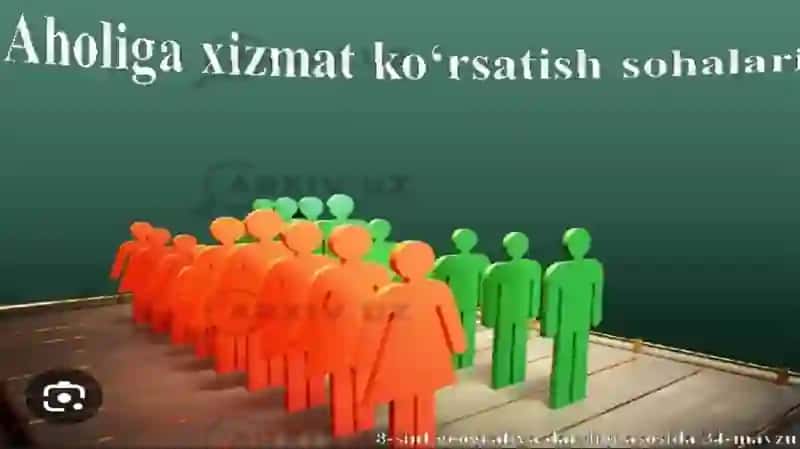 Xizmat ko`rsatish sohalari va ijtimoiy infratuzilma 4